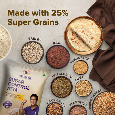 Low GI Sugar Control Atta for Diabetes